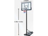 BASKETBALL STAND FITKER 110x75 cm (adjustable height)