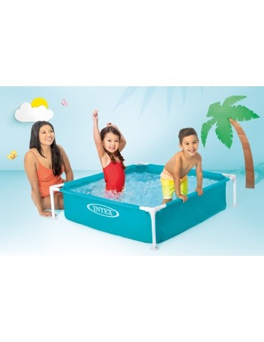 Children's square frame wading pool 122x122x30 cm INTEX 57173