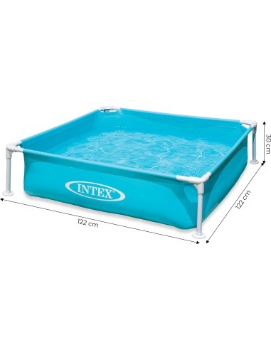Children's square frame wading pool 122x122x30 cm INTEX 57173