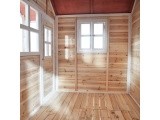 "EXIT Loft 550" medinis žaidimų namelis - natūralus