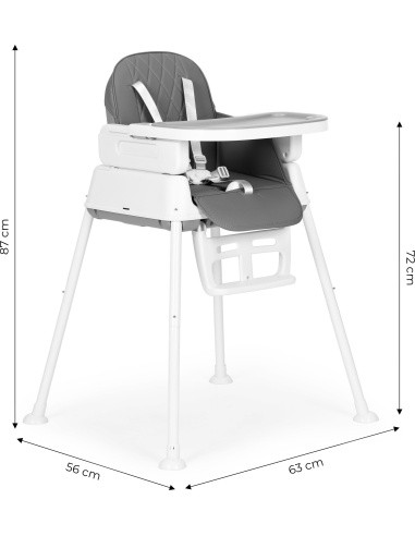 ECOTOYS 3-in-1 folding child feeding chair