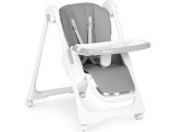 Feeding chair height adjustment eco leather straps double tray