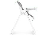 Feeding chair height adjustment eco leather straps double tray