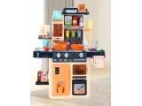 Kids kitchen sounds led steam generator 42 accessories navy blue