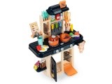 Kids kitchen sounds led steam generator 42 accessories navy blue
