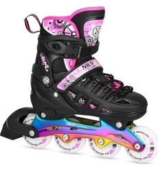 NH10905 4in1 INLINE/ICE-SKATES NILS EXTREME - Pink