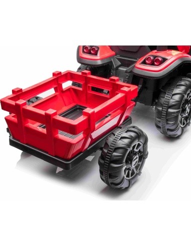 Tractor Vehicle BLAST With Trailer Red