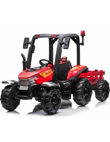Tractor Vehicle BLAST With Trailer Red