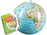 CALY Inflatable globe Animals, 30 cm