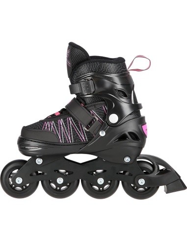 NH11912 2IN1 IN-LINE SKATES/HOCKEY ICE SKATES - Black/Blue