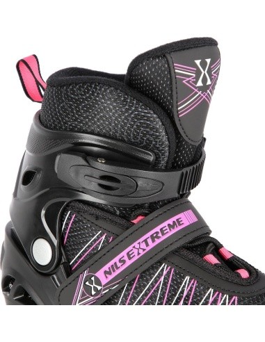 NH11912 2IN1 IN-LINE SKATES/HOCKEY ICE SKATES - Black/Blue