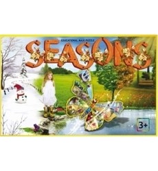 Educational maxi puzzle SEASONS (English), ages 3-6