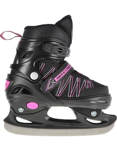 NH11912 2IN1 IN-LINE SKATES/HOCKEY ICE SKATES - Black/Blue