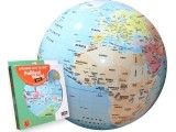 CALY Inflatable globe The World, 42 cm