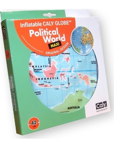 CALY Inflatable globe The World, 42 cm