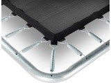 EXIT Silhouette trampoline 244x366cm - pink Outdoor Rectangular Coil spring Above ground trampoline