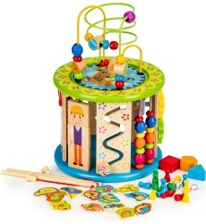 Wooden educational cube EcoToys