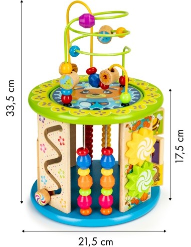 Wooden educational cube EcoToys