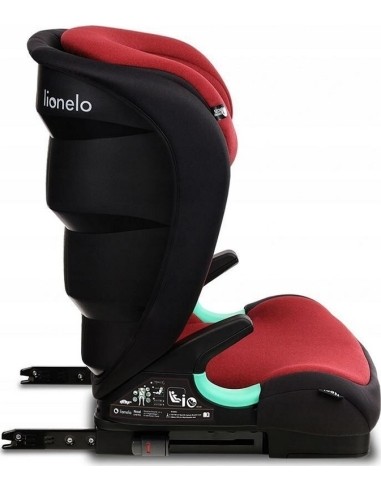 Automobilinė kėdutė Lionelo Neal Red Burgundy, 15-36kg