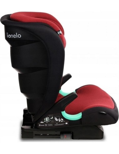 Car Seat Lionelo Neal Red Burgundy, 15-36kg