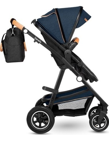 Vežimėlis Lionelo Amber 3in1 Blue Navy