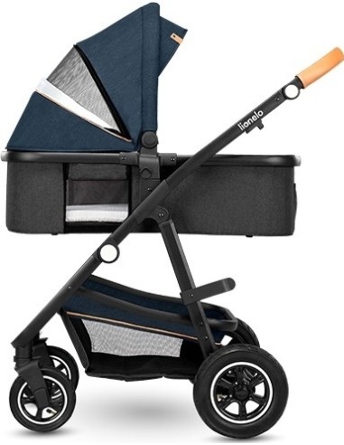 Vežimėlis Lionelo Amber 3in1 Blue Navy