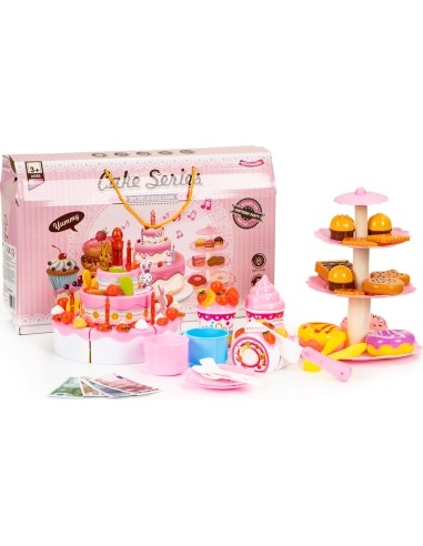 Birthday Party Cutting Cake Set Multistore, 125 Pcs