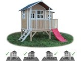 EXIT Loft 350 wooden playhouse - natural