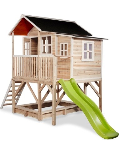 EXIT Loft 550 wooden playhouse - natural