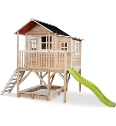 EXIT Loft 550 wooden playhouse - natural