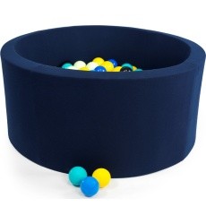 Ball Pool Misioo Smart - Navy Blue, Round