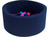 Ball Pool Misioo Smart - Navy Blue, Round