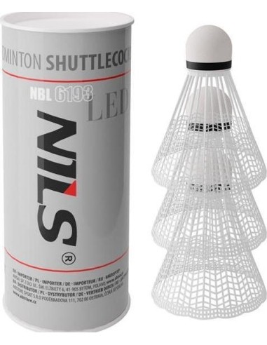 NBL6193 NYLON SHUTTLECOCKS LED PACK OF 3 NILS