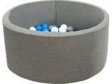 Ball Pool Misioo Smart Round - Grey, without Balls