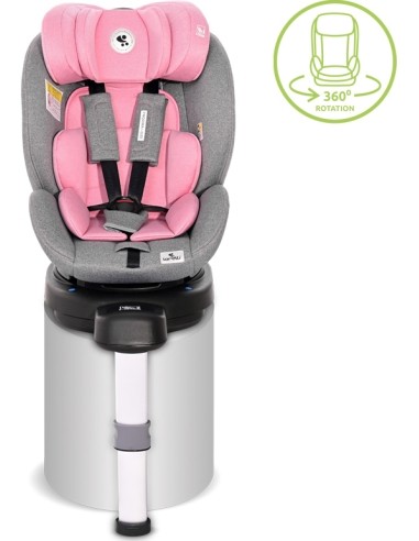 Baby Car Seat Lorelli Proxima, 0-18kg, Pink & Grey
