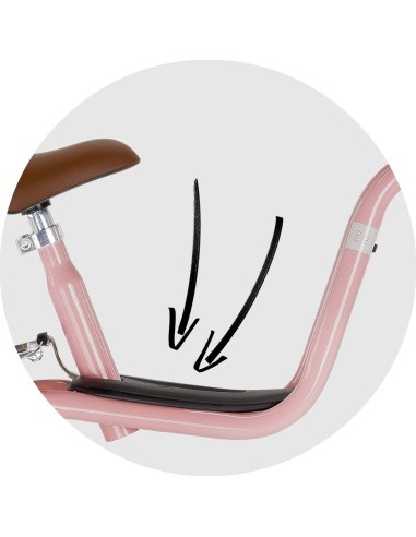 Balansinis dviratukas PUKY LR XL Br Classic retro-rose
