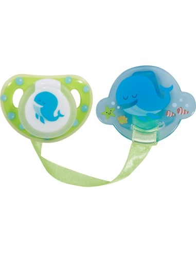 Pacifier with Holder Baby Care, Blue