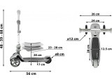 Paspirtukas HyperMotion 3in1 blue