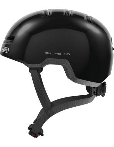 Abus Skurb Kid helmet shiny black