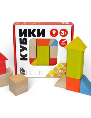 Igroteco Building block mini set, 9 pcs.