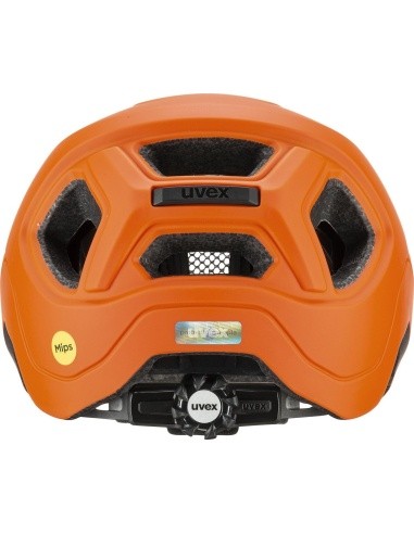 Uvex react jr. MIPS helmet papaya matt