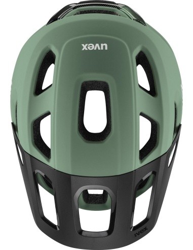 Šalmas Uvex react MIPS moss green-black matt