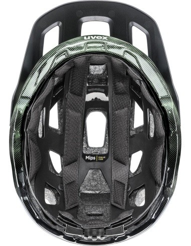 Šalmas Uvex react MIPS moss green-black matt