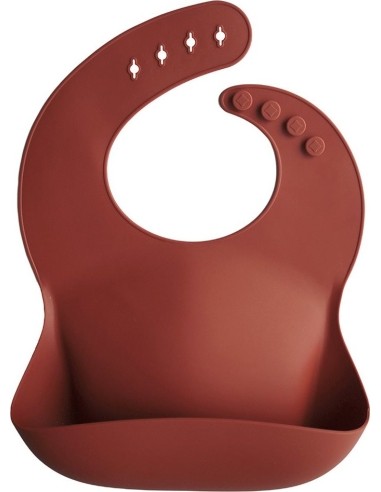 Silicone Bib Mushie Spice