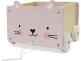 Wooden Trolley on a String For Blocks Eco Toys