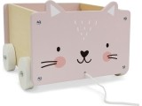 Wooden Trolley on a String For Blocks Eco Toys