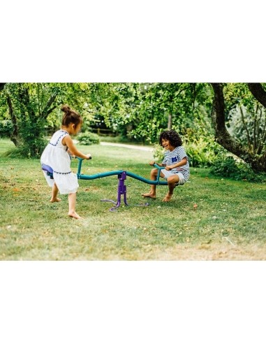 Rotating Seesaw Plum, Turqoise