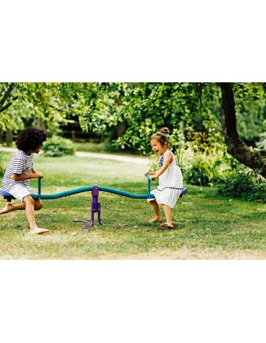 Rotating Seesaw Plum, Turqoise