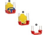 Baby Swing Seat KBT Growing Type, Red / Yellow