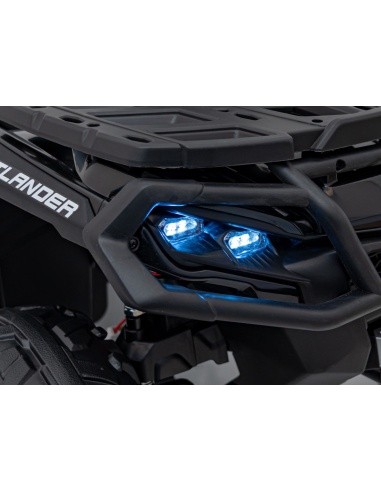 Keturratis Can Am Outlander ATV su nuotolinio valdymo pultu, juodas